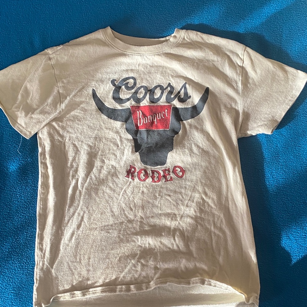 Coors Banquet Rodeo Beige Tee